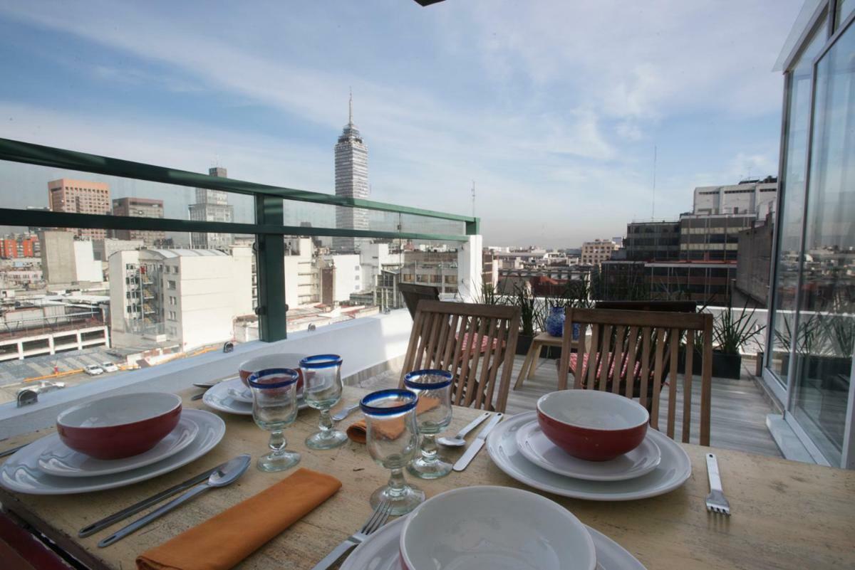墨西哥城Duplex/Terraza Privada En Corazon Centro Historico公寓 外观 照片