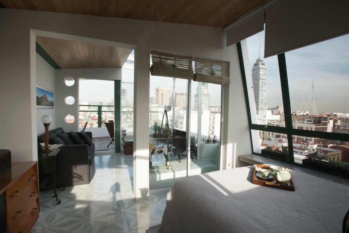 墨西哥城Duplex/Terraza Privada En Corazon Centro Historico公寓 外观 照片
